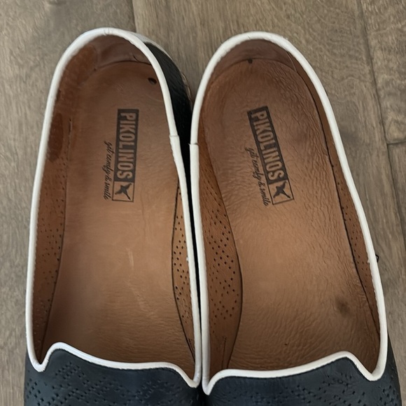 EUC Pikolinos Merida Black Leather Loafers EU 40 - Picture 9 of 10